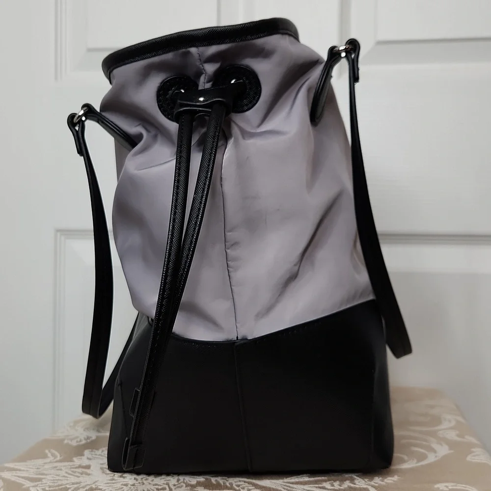 Radley London Dane Park medium tote open top nylon gray and black - Picture 4 of 16